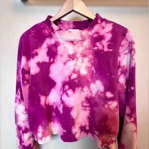 Cotton Citizen Milan Tie Dyed Crew Sweatshirt Large